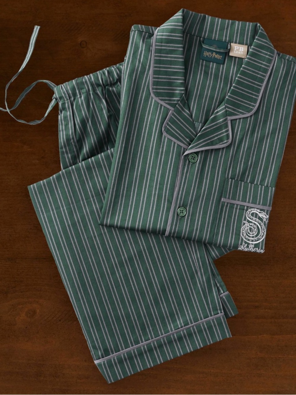 Harry Potter™ Slytherin™ House Sateen Pajamas